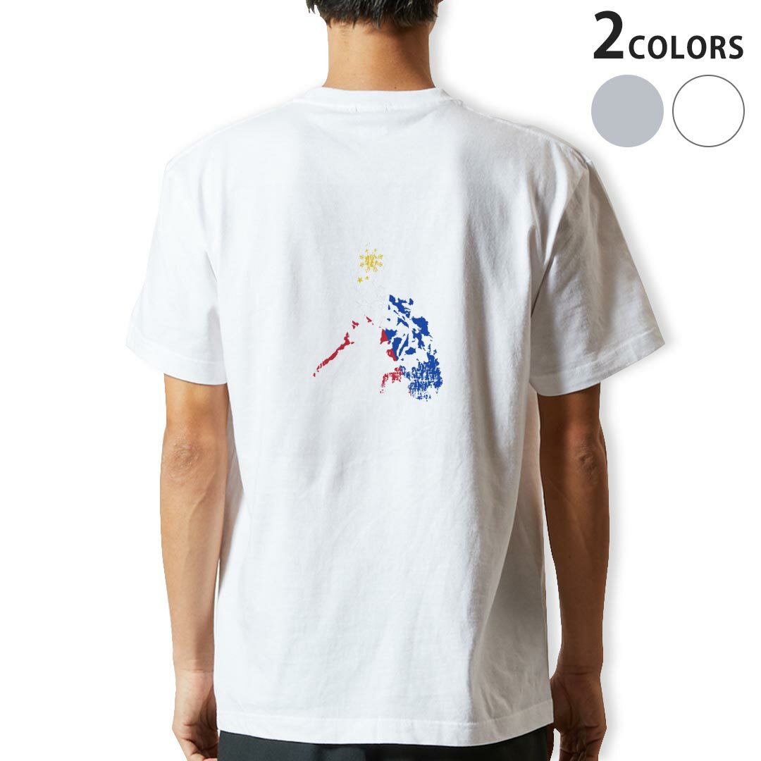 Tシャツ メンズ バックプリント半袖 ホワイト グレー デザイン XS S M L XL 2XL tシャツ ティーシャツ T shirt 018922 philippines フィリピン