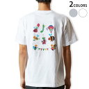 Tシャツ メンズ バックプリント半袖 ホワイト グレー デザイン XS S M L XL 2XL tシャツ ティーシャツ T shirt019068 イラスト アニマル キッズ