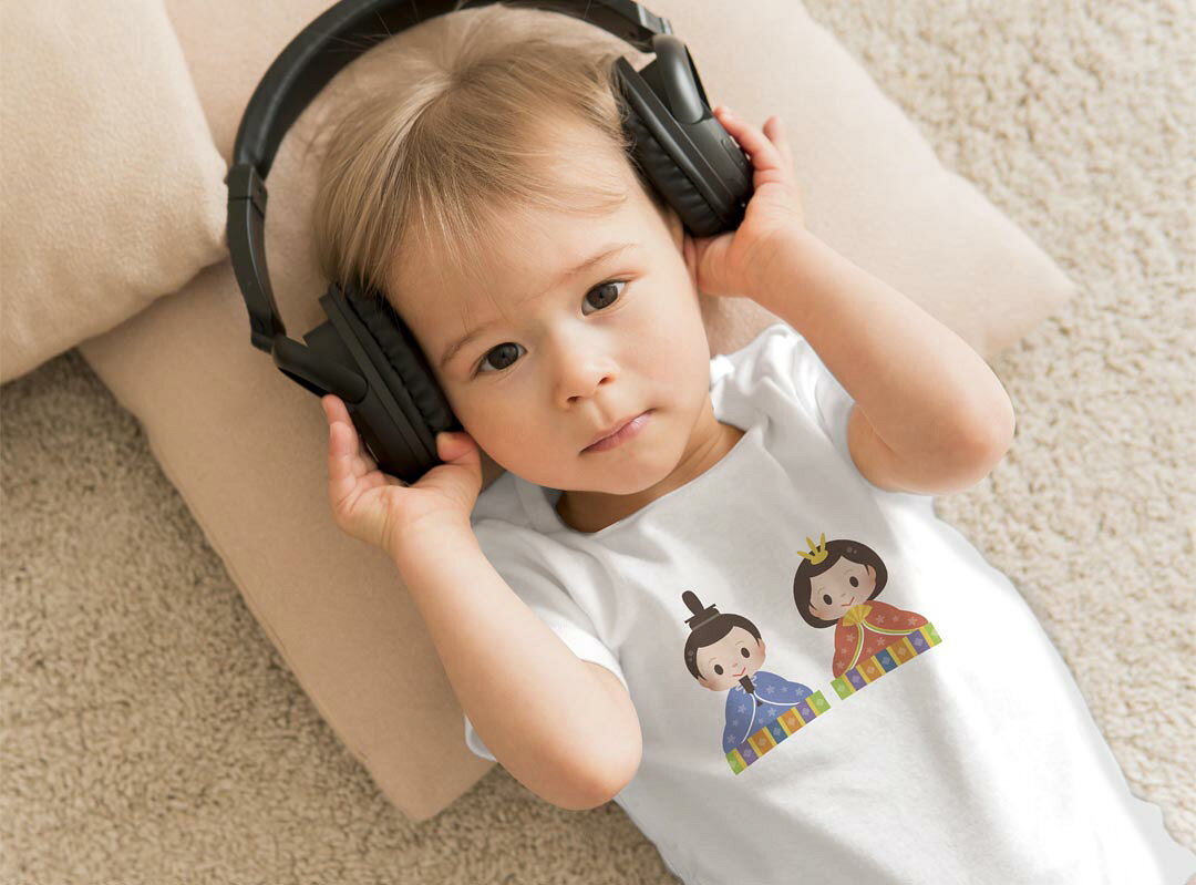 選べる6カラー ロンパース カバーオール 赤ちゃん 半袖 デザイン 70cm 80cm　rompers ベビー 新生児 キッズ 70サイズ 80サイズ ギフト マタニティ 妊婦 出産祝い プレママ ティーシャツ T shirt 012845 ひな祭り　和　節句