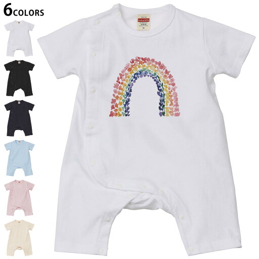 選べる6カラー ロンパース カバーオール 赤ちゃん 半袖 デザイン 70cm 80cm rompers ベビー 新生児 キッズ 70サイズ 80サイズ ギフト マタニティ 妊婦 出産祝い プレママ ティーシャツ T shirt 031715 虹 カラフル フラワー 選べる6カラー ロンパース カバーオール 赤ちゃん 半袖 デザイン 70cm 80cm rompers ベビー 新生児 キッズ 70サイズ 80サイズ ギフト マタニティ 妊婦 出産祝い プレママ ティーシャツ T shirt 031715 虹 カラフル フラワー