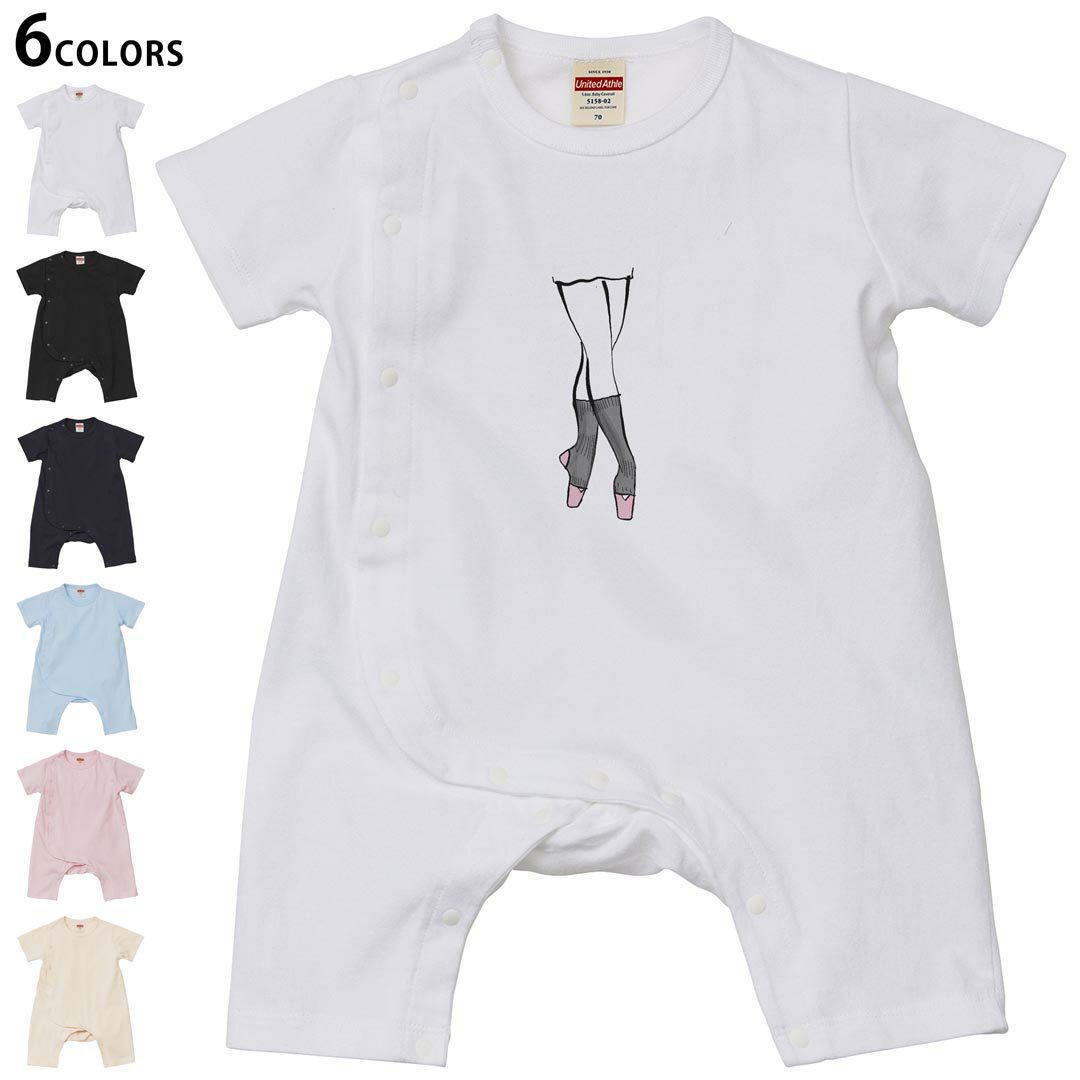 Short Sleeves - 選べる6カラー ロンパース カバーオール 赤ちゃん 半袖 デザイン 70cm 80cm　rompers ベビー 新生児 キッズ 70サイズ 80サイズ ギフト マタニティ 妊婦 出産祝い プレママ ティーシャツ T shirt 032108 女性 綺麗 足