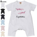 選べる6カラー ロンパース カバーオール 赤ちゃん 半袖 デザイン 70cm 80cm rompers ベビー 新生児 キッズ 70サイズ 80サイズ ギフト マタニティ 妊婦 出産祝い プレママ ティーシャツ T shirt 032126 花 桜 卒業
