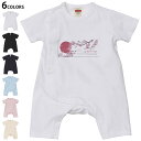 選べる6カラー ロンパース カバーオール 赤ちゃん 半袖 デザイン 70cm 80cm rompers ベビー 新生児 キッズ 70サイズ 80サイズ ギフト マタニティ 妊婦 出産祝い プレママ ティーシャツ T shirt 032225 桜 sakura