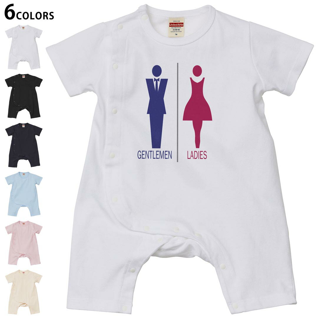 選べる6カラー ロンパース カバーオール 赤ちゃん 半袖 デザイン 70cm 80cm　rompers ベビー 新生児 キ..