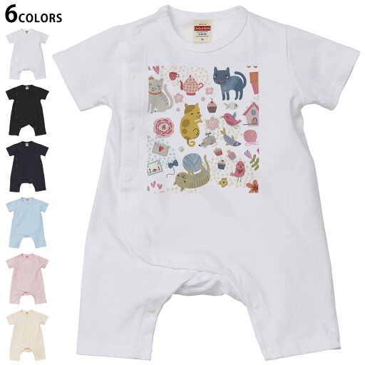 選べる6カラー ロンパース カバーオール 赤ちゃん 半袖 デザイン 70cm 80cm rompers ベビー 新生児 キッズ 70サイズ 80サイズ ギフト マタニティ 妊婦 出産祝い プレママ ティーシャツ T shirt 013447 動物 鳥 猫 選べる6カラー ロンパース カバーオール 赤ちゃん 半袖 デザイン 70cm 80cm rompers ベビー 新生児 キッズ 70サイズ 80サイズ ギフト マタニティ 妊婦 出産祝い プレママ ティーシャツ T shirt 013447 動物 鳥 猫