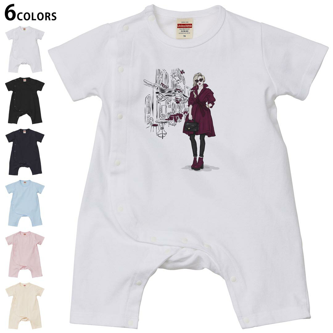 Short Sleeves - 選べる6カラー ロンパース カバーオール 赤ちゃん 半袖 デザイン 70cm 80cm　rompers ベビー 新生児 キッズ 70サイズ 80サイズ ギフト マタニティ 妊婦 出産祝い プレママ ティーシャツ T shirt 015673 女の人　おしゃれ　クール