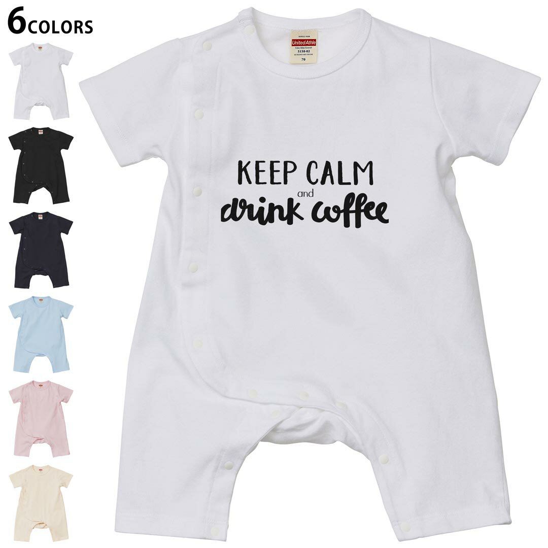 Short Sleeves - 選べる6カラー ロンパース カバーオール 赤ちゃん 半袖 デザイン 70cm 80cm　rompers ベビー 新生児 キッズ 70サイズ 80サイズ ギフト マタニティ 妊婦 出産祝い プレママ ティーシャツ T shirt 015743 英語　モノクロ