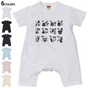 選べる6カラー ロンパース カバーオール 赤ちゃん 半袖 デザイン 70cm 80cm rompers ベビー 新生児 キッズ 70サイズ 80サイズ ギフト マタニティ 妊婦 出産祝い プレママ ティーシャツ T shirt 015794 カレンダー 四季 日本