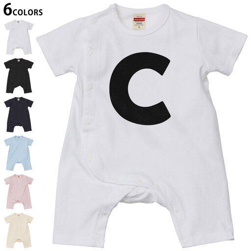 選べる6カラー ロンパース カバーオール 赤ちゃん 半袖 デザイン 70cm 80cm rompers ベビー 新生児 キッズ 70サイズ 80サイズ ギフト マタニティ 妊婦 出産祝い プレママ ティーシャツ T shirt 019183 文字 c アルファベット 選べる6カラー ロンパース カバーオール 赤ちゃん 半袖 デザイン 70cm 80cm rompers ベビー 新生児 キッズ 70サイズ 80サイズ ギフト マタニティ 妊婦 出産祝い プレママ ティーシャツ T shirt 019183 文字 c アルファベット