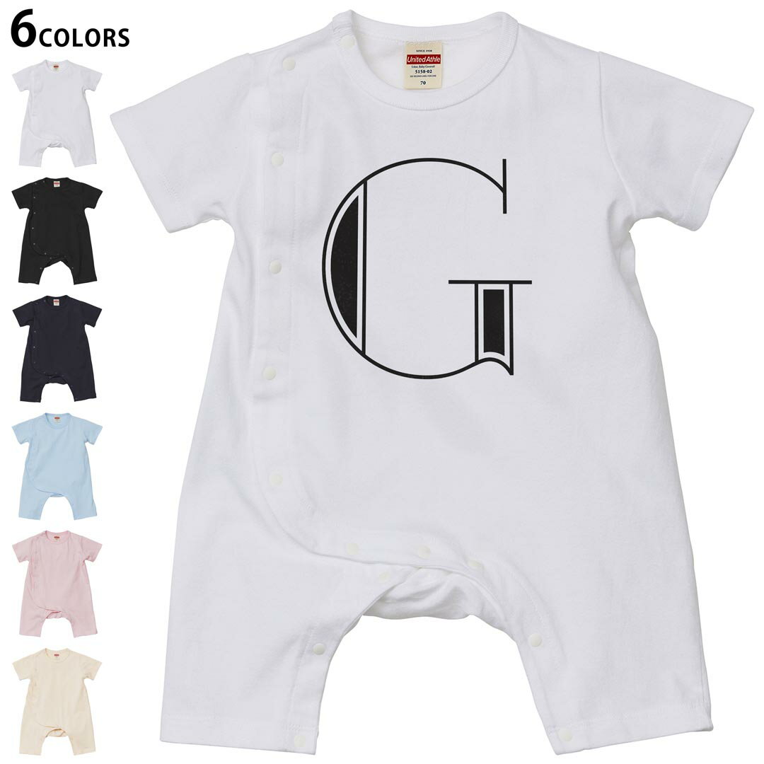選べる6カラー ロンパース カバーオール 赤ちゃん 半袖 デザイン 70cm 80cm　rompers ベビー 新生児 キッズ 70サイズ 80サイズ ギフト ..