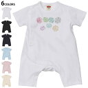選べる6カラー ロンパース カバーオール 赤ちゃん 半袖 デザイン 70cm 80cm rompers ベビー 新生児 キッズ 70サイズ 80サイズ ギフト マタニティ 妊婦 出産祝い プレママ ティーシャツ T shirt 019758 夏 打ち上げ花火 firework