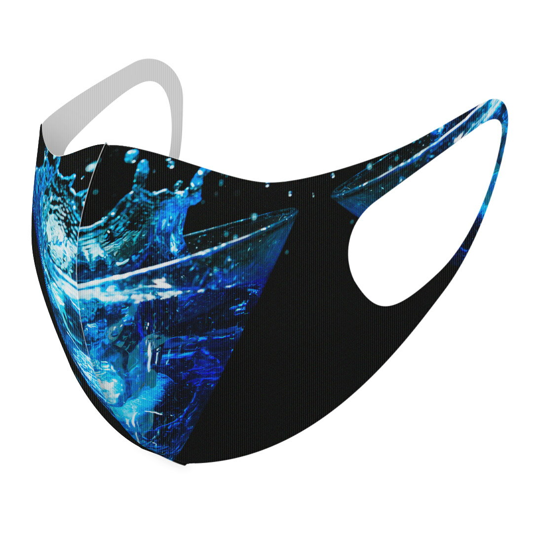 2枚セット デザインマスク 洗えるマスク おしゃれ 人気 ファッション ポリエステル 布マスク 洗って 繰..