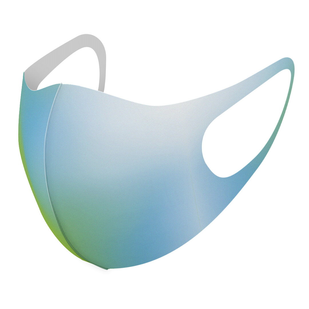 2枚セット デザインマスク 洗えるマスク おしゃれ 人気 ファッション ポリエステル 布マスク 洗って 繰り返し 大人用 子供用 普通 メンズ レディース 男性 女性 こども ジュニア キッズ 幼児 未就学児 001804 シンプル　黄色　青(4.0)