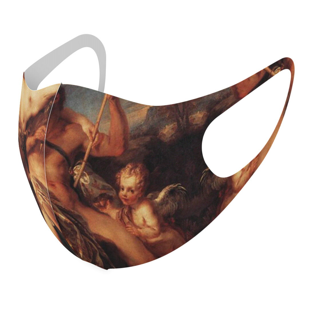 2枚セット デザインマスク 洗えるマスク おしゃれ 人気 ファッション ポリエステル 布マスク 洗って 繰り返し 大人用 子供用 普通 メンズ レディース 男性 女性 こども ジュニア キッズ 幼児 未就学児 003235 人物　絵画　イラスト