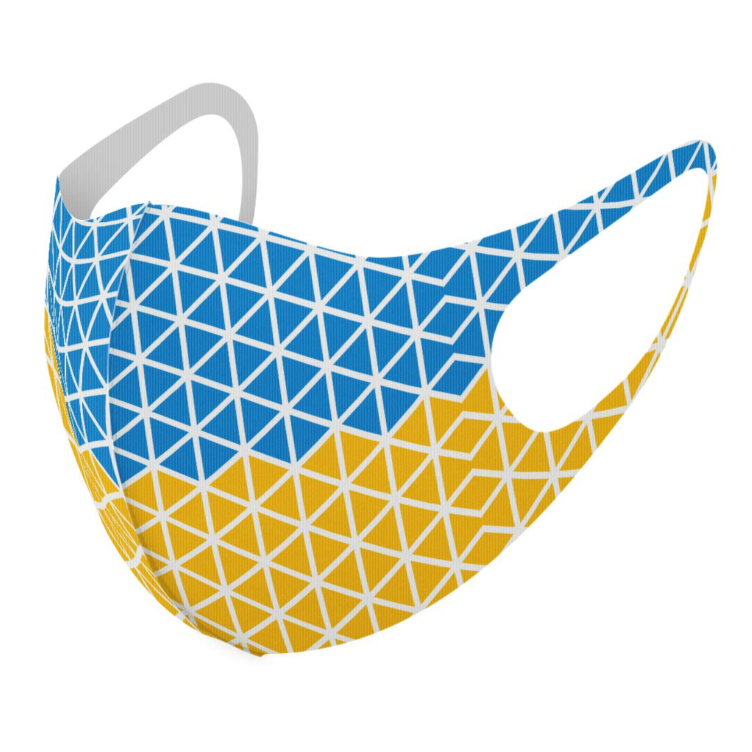 2枚セット デザインマスク 洗えるマスク おしゃれ 人気 ファッション ポリエステル 布マスク 洗って 繰り返し 大人用 子供用 普通 メンズ レディース 男性 女性 こども ジュニア キッズ 幼児 未就学児 020979 ウクライナ