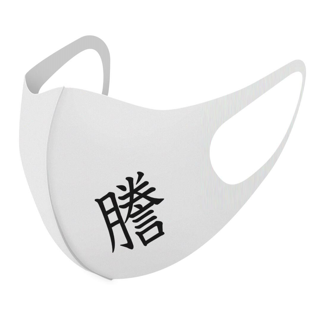 2枚セット デザインマスク 洗えるマスク おしゃれ 人気 ファッション ポリエステル 布マスク 洗って 繰り返し 大人用 子供用 普通 メンズ レディース 男性 女性 こども ジュニア キッズ 幼児 未就学児 027804 漢字　教科書体 謄