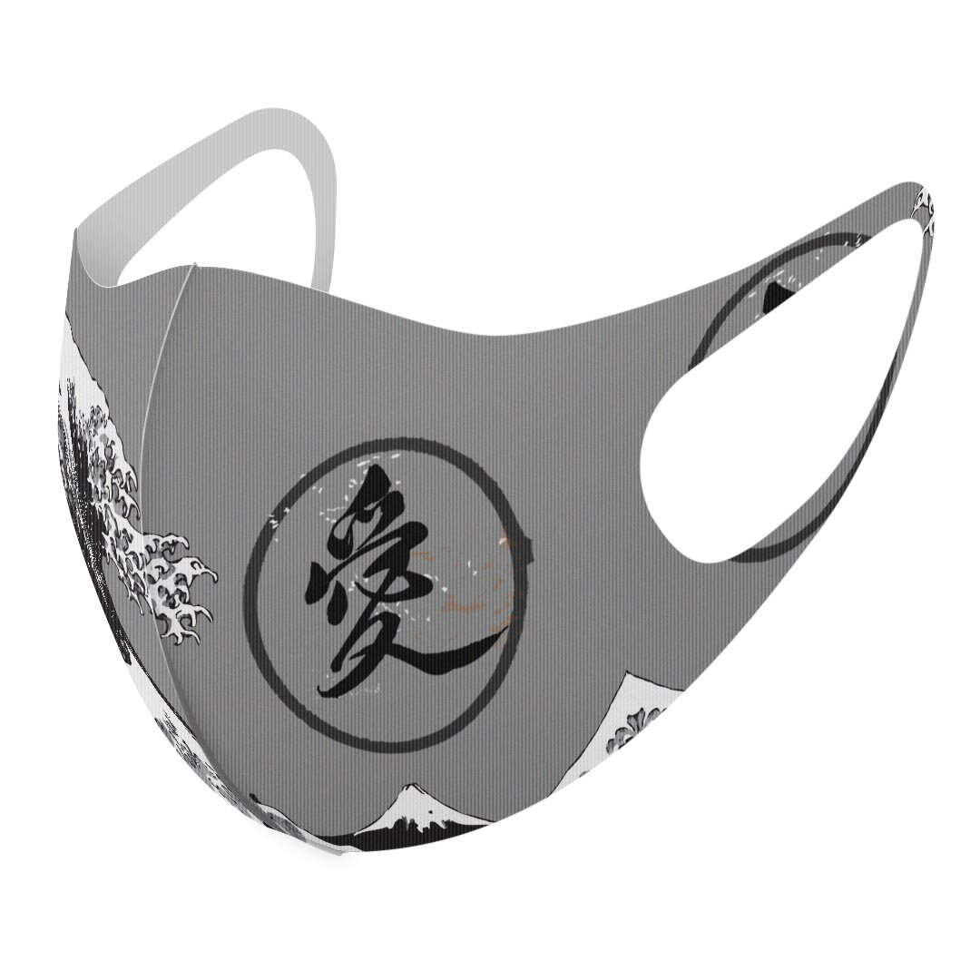 2枚セット デザインマスク 洗えるマスク おしゃれ 人気 ファッション ポリエステル 布マスク 洗って 繰..