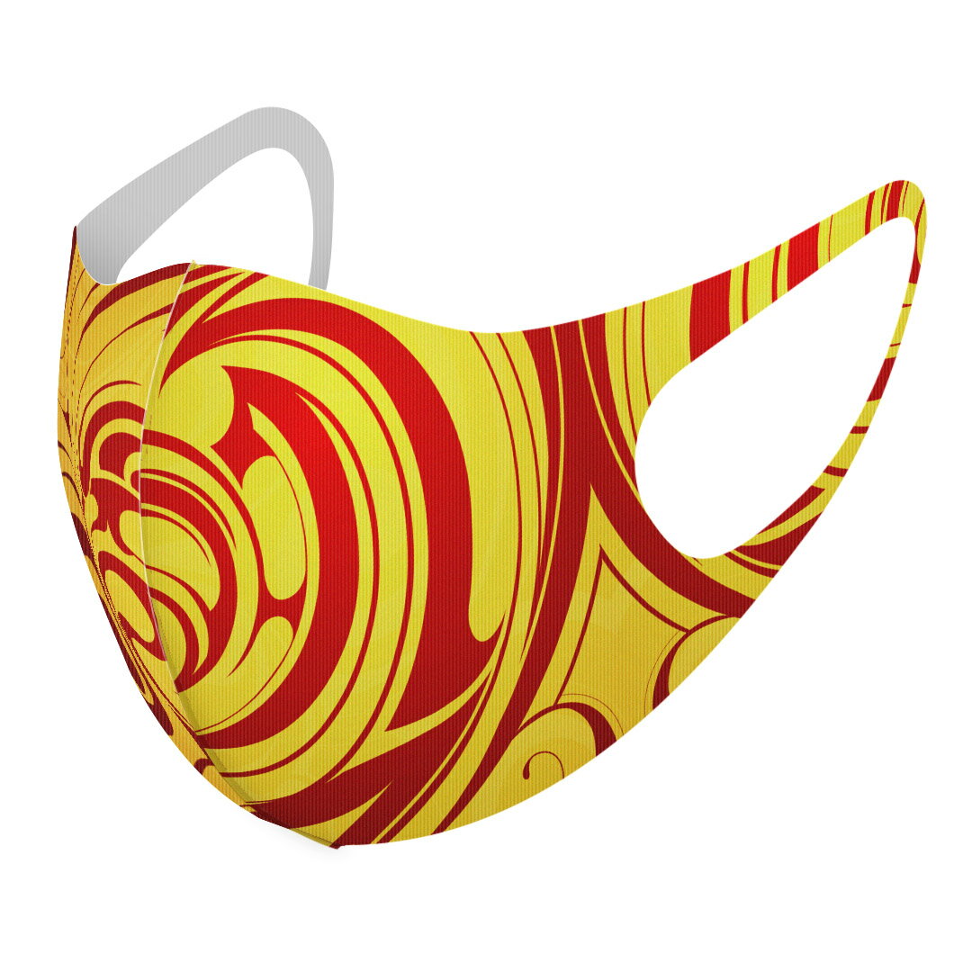 2枚セット デザインマスク 洗えるマスク おしゃれ 人気 ファッション ポリエステル 布マスク 洗って 繰..