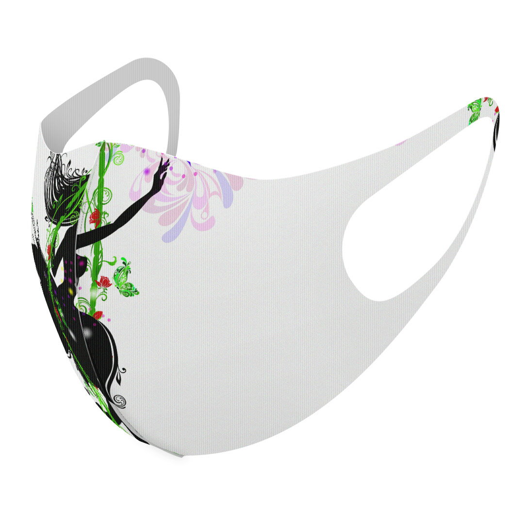 2枚セット デザインマスク 洗えるマスク おしゃれ 人気 ファッション ポリエステル 布マスク 洗って 繰..