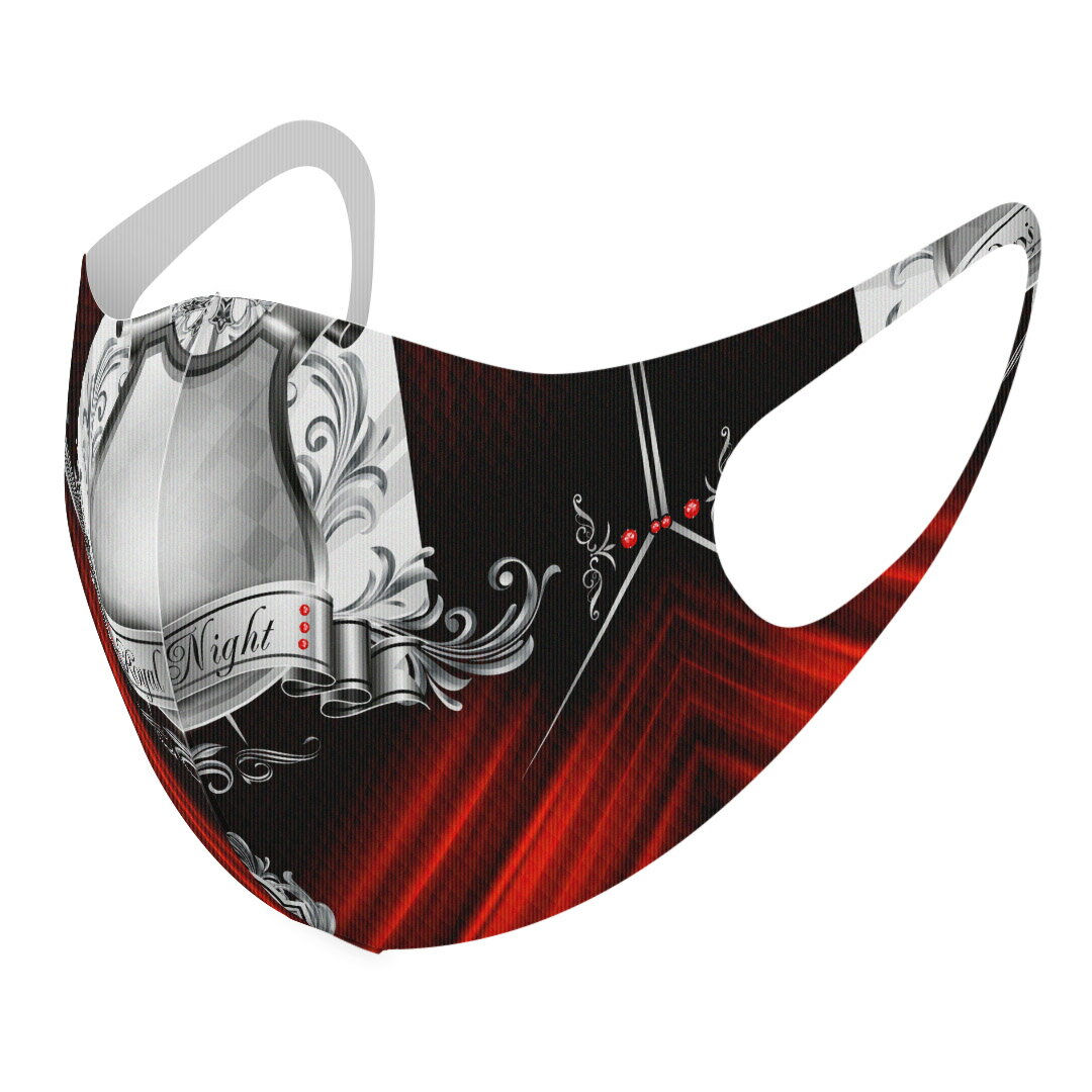 2枚セット デザインマスク 洗えるマスク おしゃれ 人気 ファッション ポリエステル 布マスク 洗って 繰り返し 大人用 子供用 普通 メンズ レディース 男性 女性 こども ジュニア キッズ 幼児 未就学児 005627 赤　英語　文字(4.0)