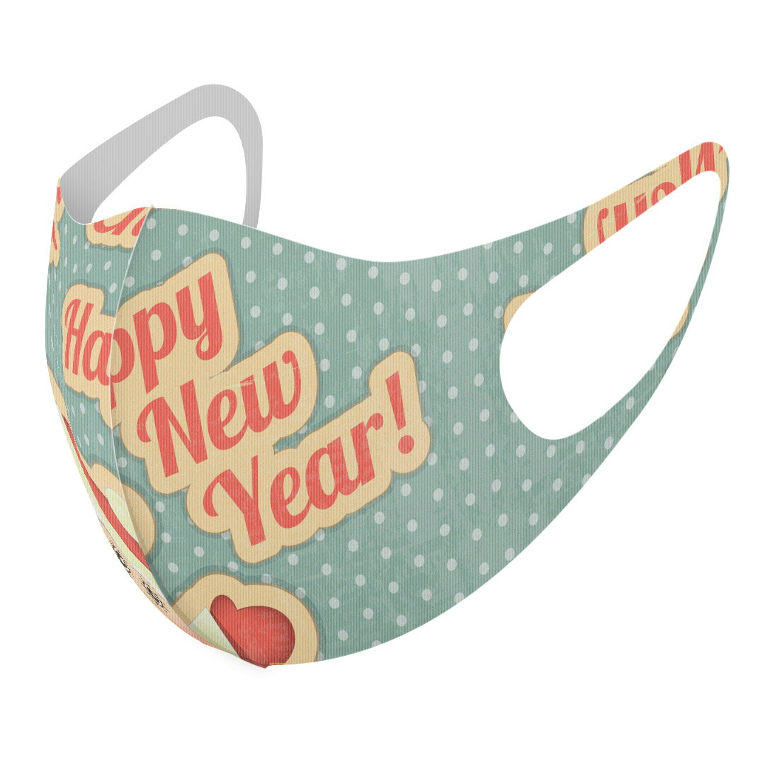 2枚セット デザインマスク 洗えるマスク おしゃれ 人気 ファッション ポリエステル 布マスク 洗って 繰り返し 大人用 子供用 普通 メンズ レディース 男性 女性 こども ジュニア キッズ 幼児 未就学児 005782 キャラクター クリスマス サンタ