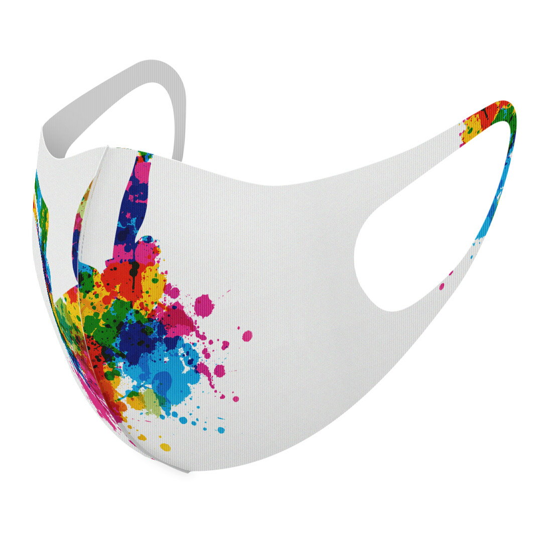 2枚セット デザインマスク 洗えるマスク おしゃれ 人気 ファッション ポリエステル 布マスク 洗って 繰..