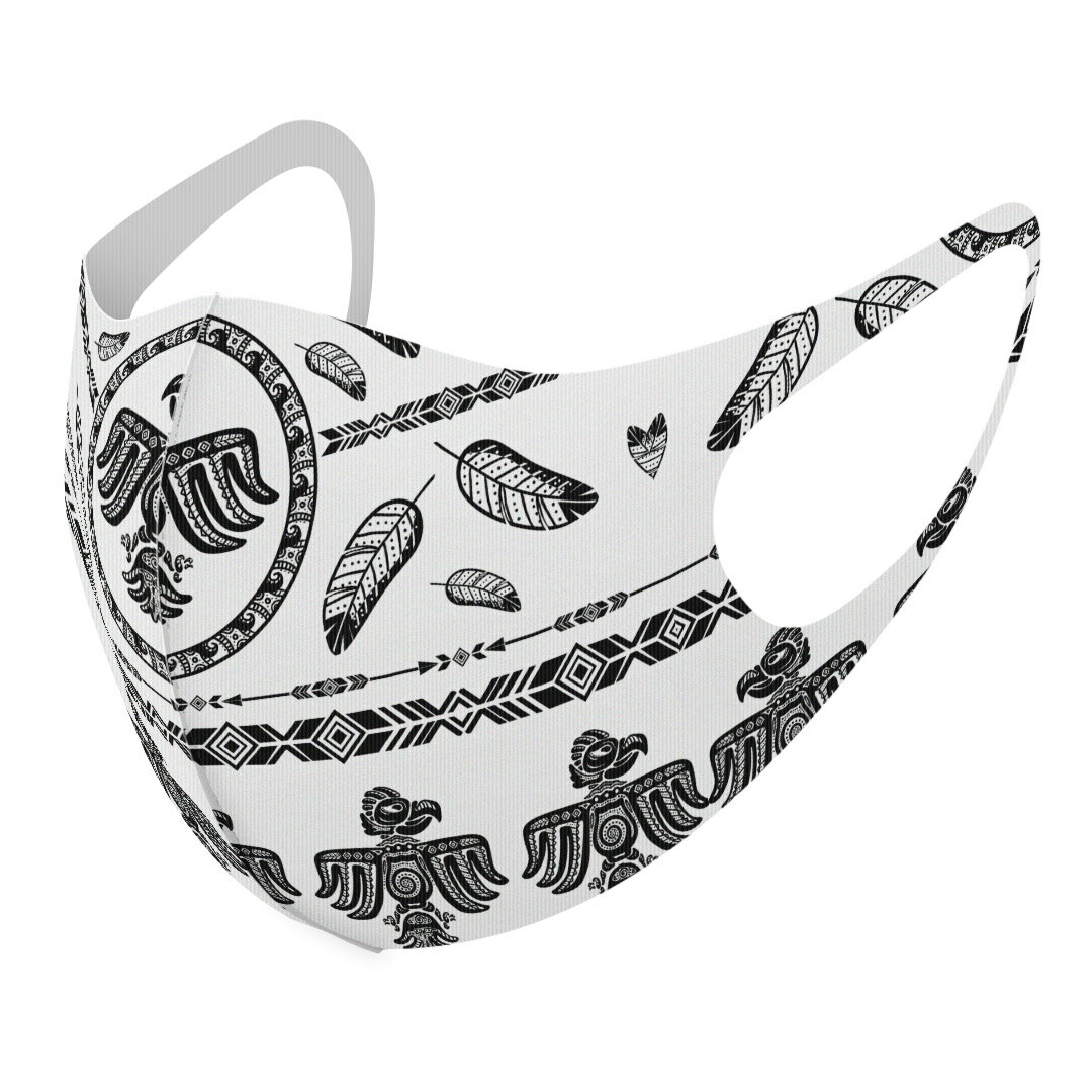 2枚セット デザインマスク 洗えるマスク おしゃれ 人気 ファッション ポリエステル 布マスク 洗って 繰..