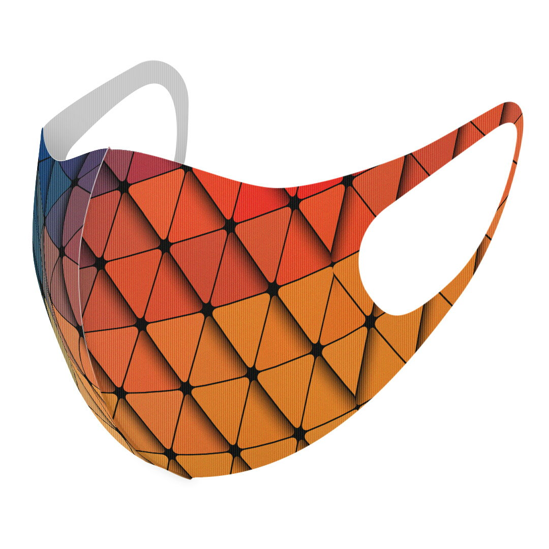 商品特徴・洗って繰り返し使える デザインマスク 2枚セット・素材：ポリエステル　サラサラとした肌触りで通気性がよく、呼吸も苦しくなりにくい・3D立体構造で伸縮性もあるので、顔にしっかりフィットして耳が痛くなりにくい・専用の高精細転写プリンタ...