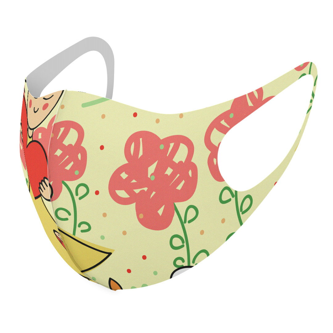 2枚セット デザインマスク 洗えるマスク おしゃれ 人気 ファッション ポリエステル 布マスク 洗って 繰..