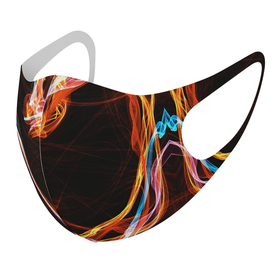 2枚セット デザインマスク 洗えるマスク おしゃれ 人気 ファッション ポリエステル 布マスク 洗って 繰り返し 大人用 子供用 普通 メンズ レディース 男性 女性 こども ジュニア キッズ 幼児 未就学児 006848 ハート　カラフル