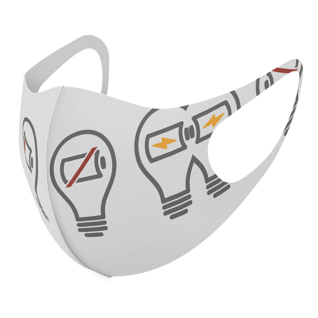 2枚セット デザインマスク 洗えるマスク おしゃれ 人気 ファッション ポリエステル 布マスク 洗って 繰り返し 大人用 子供用 普通 メンズ レディース 男性 女性 こども ジュニア キッズ 幼児 未就学児 006950 イラスト　充電