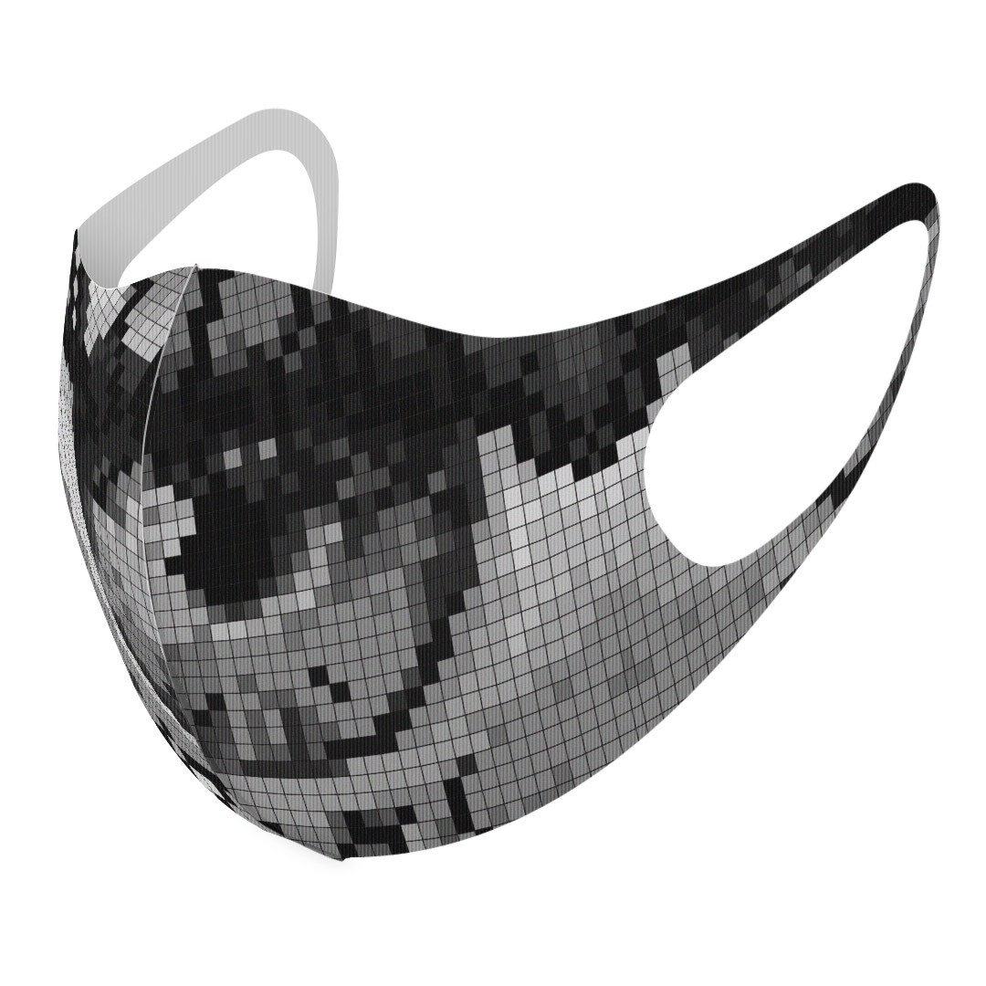 2枚セット デザインマスク 洗えるマスク おしゃれ 人気 ファッション ポリエステル 布マスク 洗って 繰り返し 大人用 子供用 普通 メンズ レディース 男性 女性 こども ジュニア キッズ 幼児 未就学児 006958 ドット　瞳　目