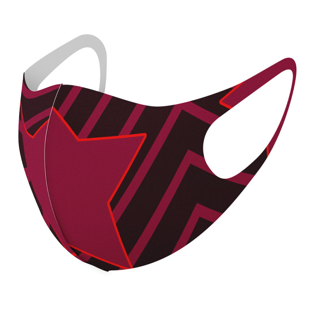 2枚セット デザインマスク 洗えるマスク おしゃれ 人気 ファッション ポリエステル 布マスク 洗って 繰..