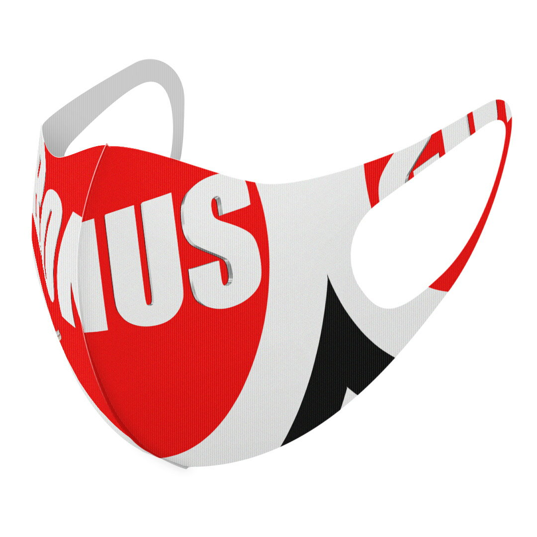 2枚セット デザインマスク 洗えるマスク おしゃれ 人気 ファッション ポリエステル 布マスク 洗って 繰り返し 大人用 子供用 普通 メンズ レディース 男性 女性 こども ジュニア キッズ 幼児 未就学児 007315 ダーツ　カラフル　赤　レッド