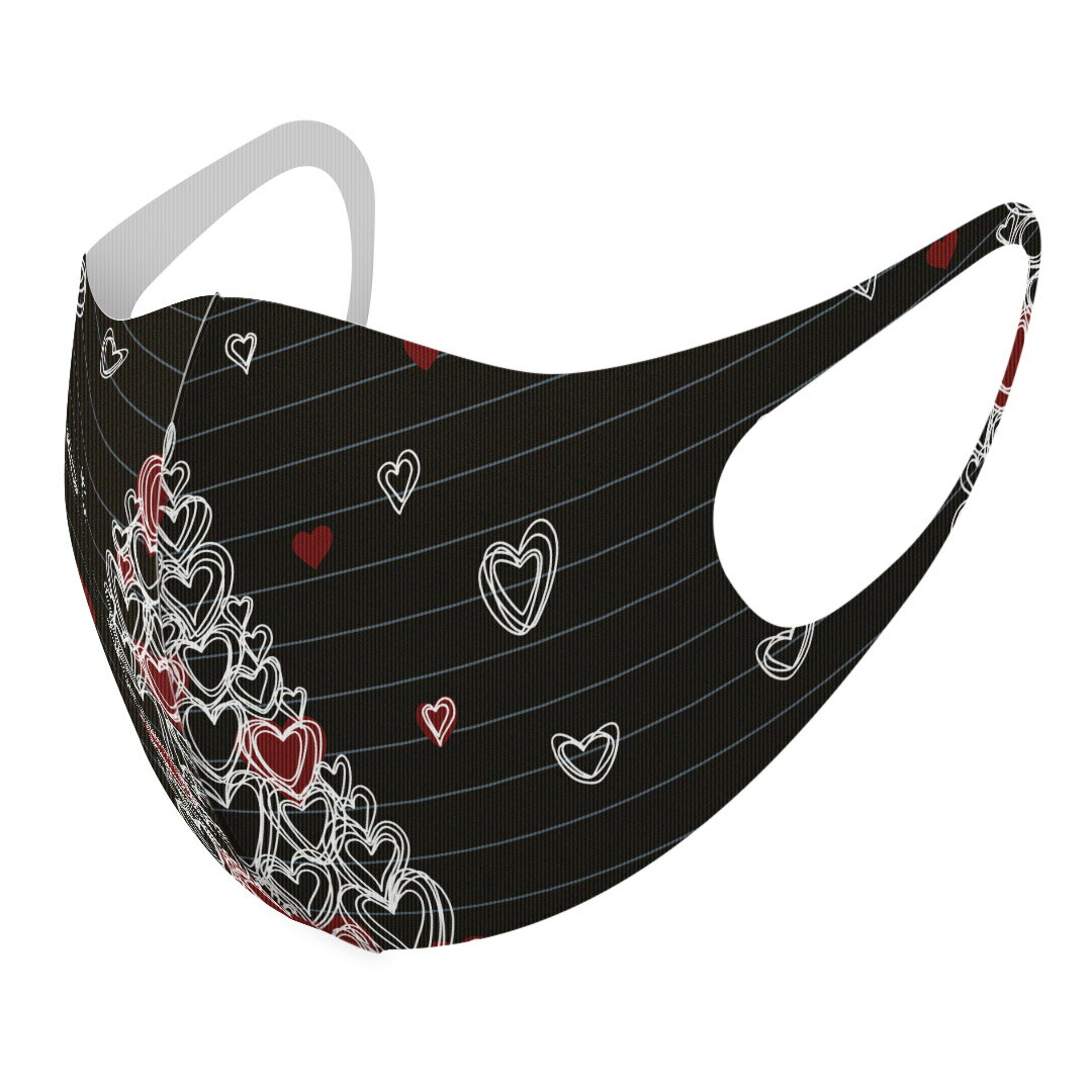 2枚セット デザインマスク 洗えるマスク おしゃれ 人気 ファッション ポリエステル 布マスク 洗って 繰..