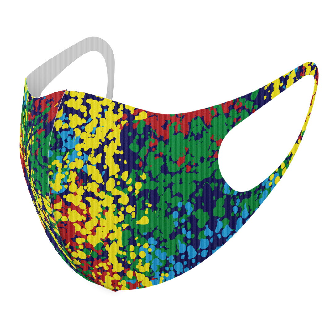 2枚セット デザインマスク 洗えるマスク おしゃれ 人気 ファッション ポリエステル 布マスク 洗って 繰..