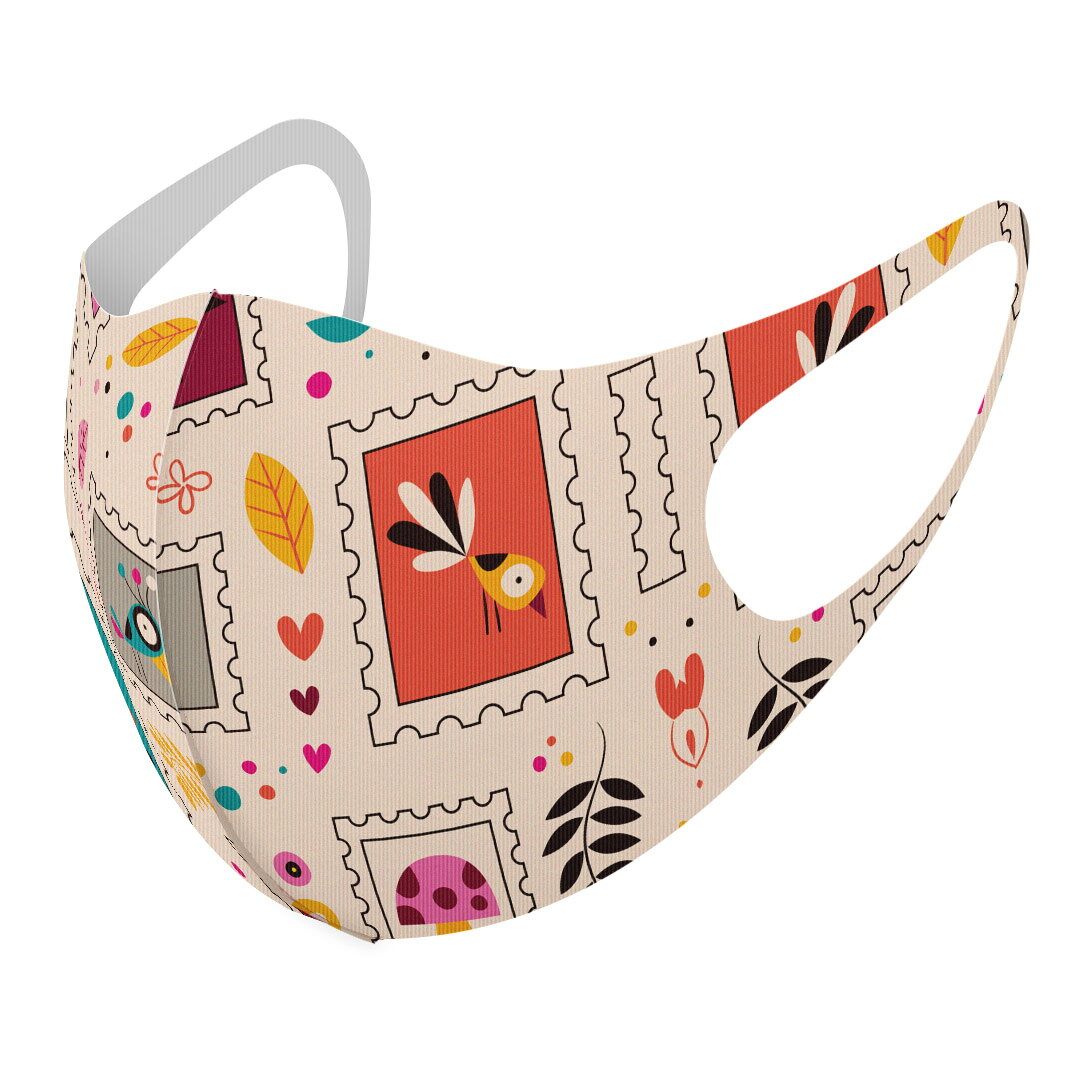 2枚セット デザインマスク 洗えるマスク おしゃれ 人気 ファッション ポリエステル 布マスク 洗って 繰..