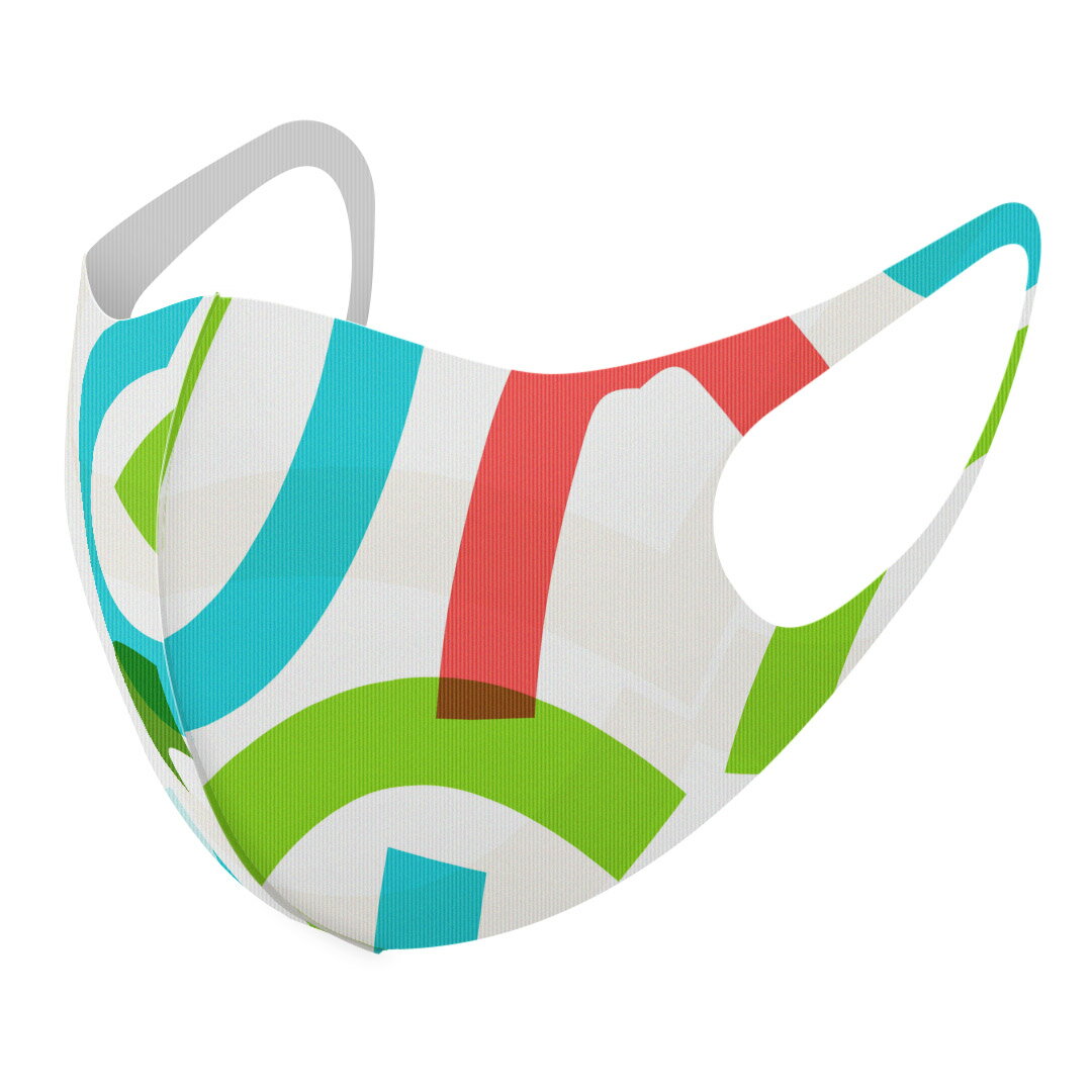 商品特徴・洗って繰り返し使える デザインマスク 2枚セット・素材：ポリエステル　サラサラとした肌触りで通気性がよく、呼吸も苦しくなりにくい・3D立体構造で伸縮性もあるので、顔にしっかりフィットして耳が痛くなりにくい・専用の高精細転写プリンタ...