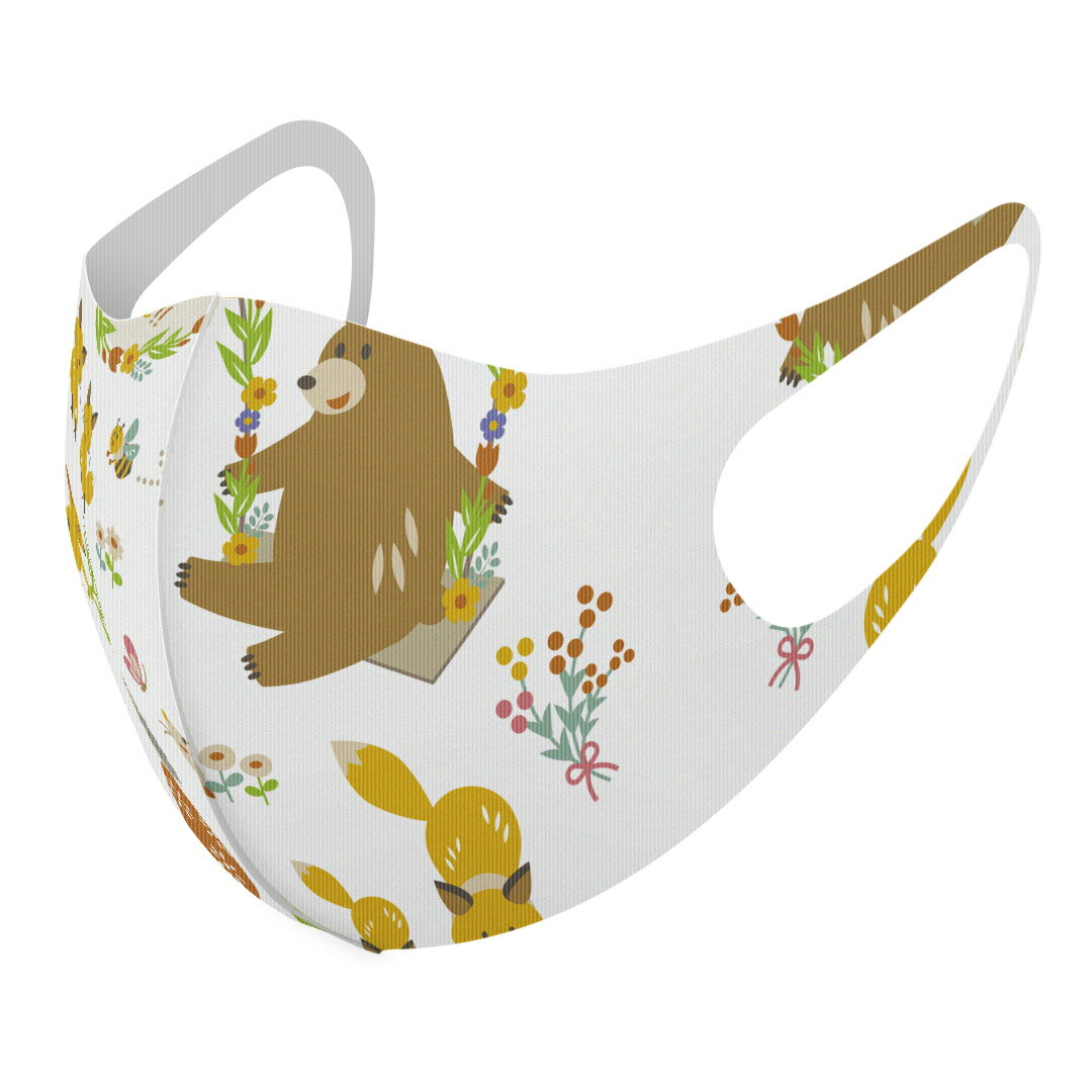 商品特徴・洗って繰り返し使える デザインマスク 2枚セット・素材：ポリエステル　サラサラとした肌触りで通気性がよく、呼吸も苦しくなりにくい・3D立体構造で伸縮性もあるので、顔にしっかりフィットして耳が痛くなりにくい・専用の高精細転写プリンタ...