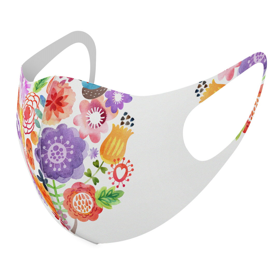 2枚セット デザインマスク 洗えるマスク おしゃれ 人気 ファッション ポリエステル 布マスク 洗って 繰..