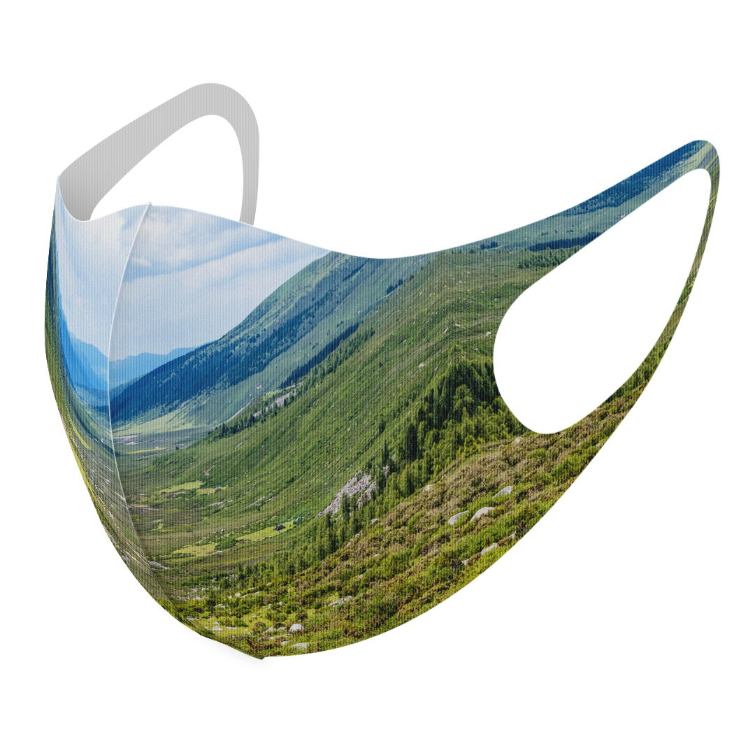 2枚セット デザインマスク 洗えるマスク おしゃれ 人気 ファッション ポリエステル 布マスク 洗って 繰り返し 大人用 子供用 普通 メンズ レディース 男性 女性 こども ジュニア キッズ 幼児 未就学児 009763 風景　景色　写真(4)