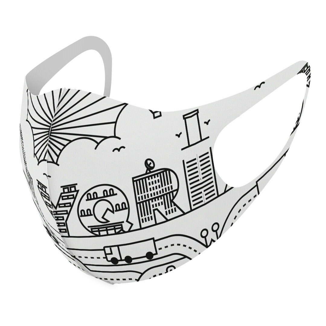 2枚セット デザインマスク 洗えるマスク おしゃれ 人気 ファッション ポリエステル 布マスク 洗って 繰..