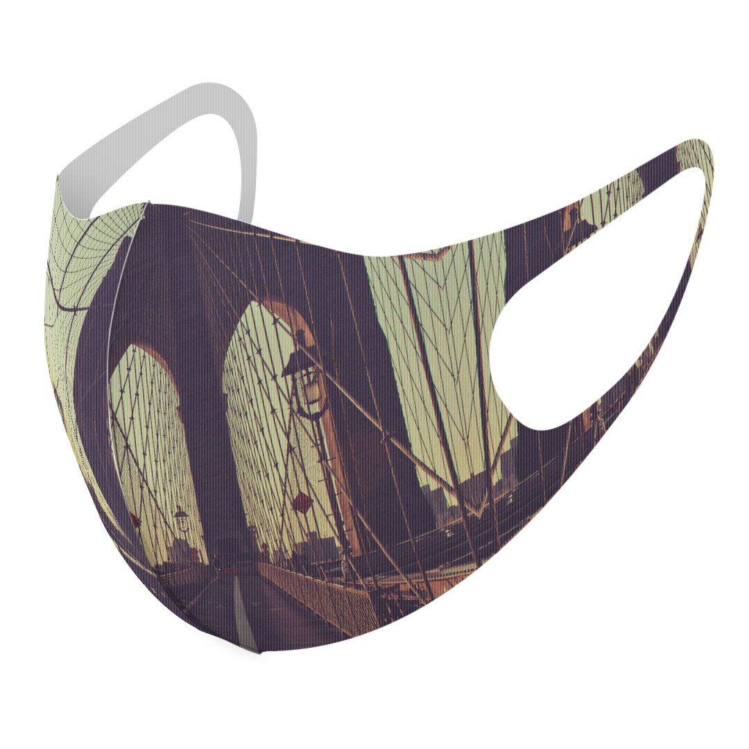 2枚セット デザインマスク 洗えるマスク おしゃれ 人気 ファッション ポリエステル 布マスク 洗って 繰り返し 大人用 子供用 普通 メンズ レディース 男性 女性 こども ジュニア キッズ 幼児 未就学児 010768 風景　写真　景色(4)