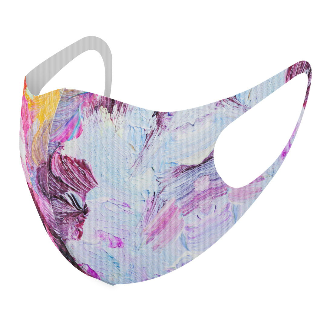 商品特徴・洗って繰り返し使える デザインマスク 2枚セット・素材：ポリエステル　サラサラとした肌触りで通気性がよく、呼吸も苦しくなりにくい・3D立体構造で伸縮性もあるので、顔にしっかりフィットして耳が痛くなりにくい・専用の高精細転写プリンタ...