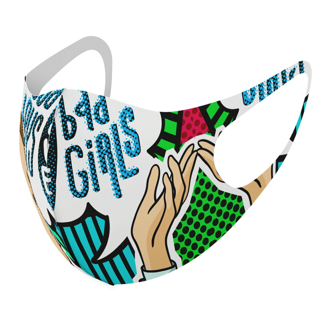 2枚セット デザインマスク 洗えるマスク おしゃれ 人気 ファッション ポリエステル 布マスク 洗って 繰..