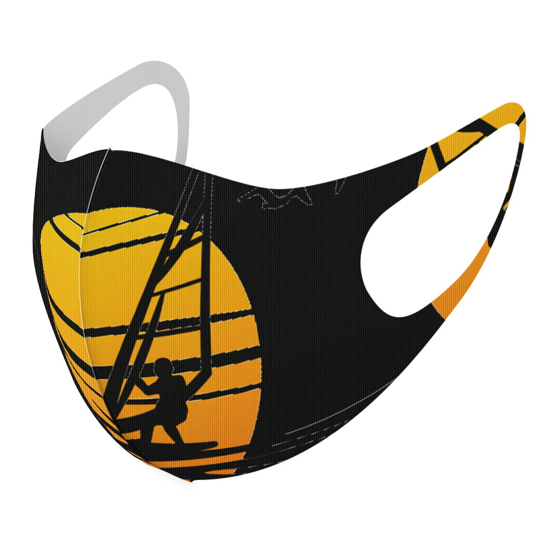 2枚セット デザインマスク 洗えるマスク おしゃれ 人気 ファッション ポリエステル 布マスク 洗って 繰..