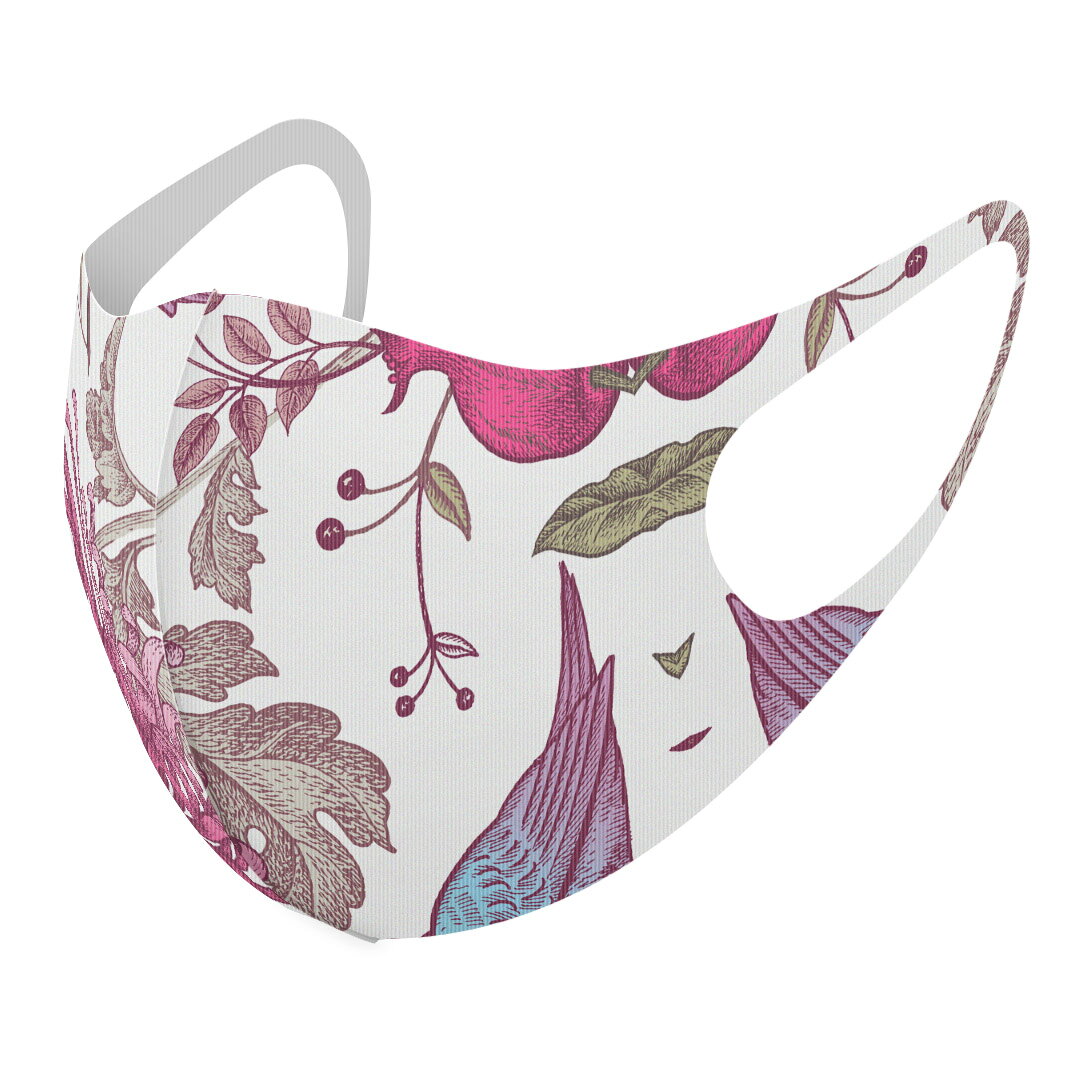 商品特徴・洗って繰り返し使える デザインマスク 2枚セット・素材：ポリエステル　サラサラとした肌触りで通気性がよく、呼吸も苦しくなりにくい・3D立体構造で伸縮性もあるので、顔にしっかりフィットして耳が痛くなりにくい・専用の高精細転写プリンタ...