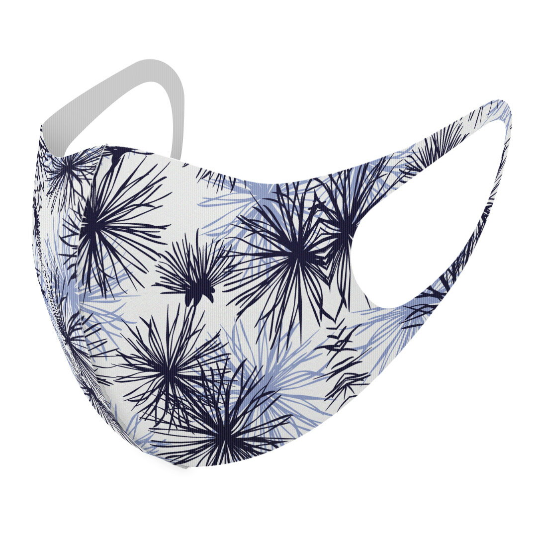 2枚セット デザインマスク 洗えるマスク おしゃれ 人気 ファッション ポリエステル 布マスク 洗って 繰り返し 大人用 子供用 普通 メンズ レディース 男性 女性 こども ジュニア キッズ 幼児 未就学児 014633 花 リーフ トロピカル