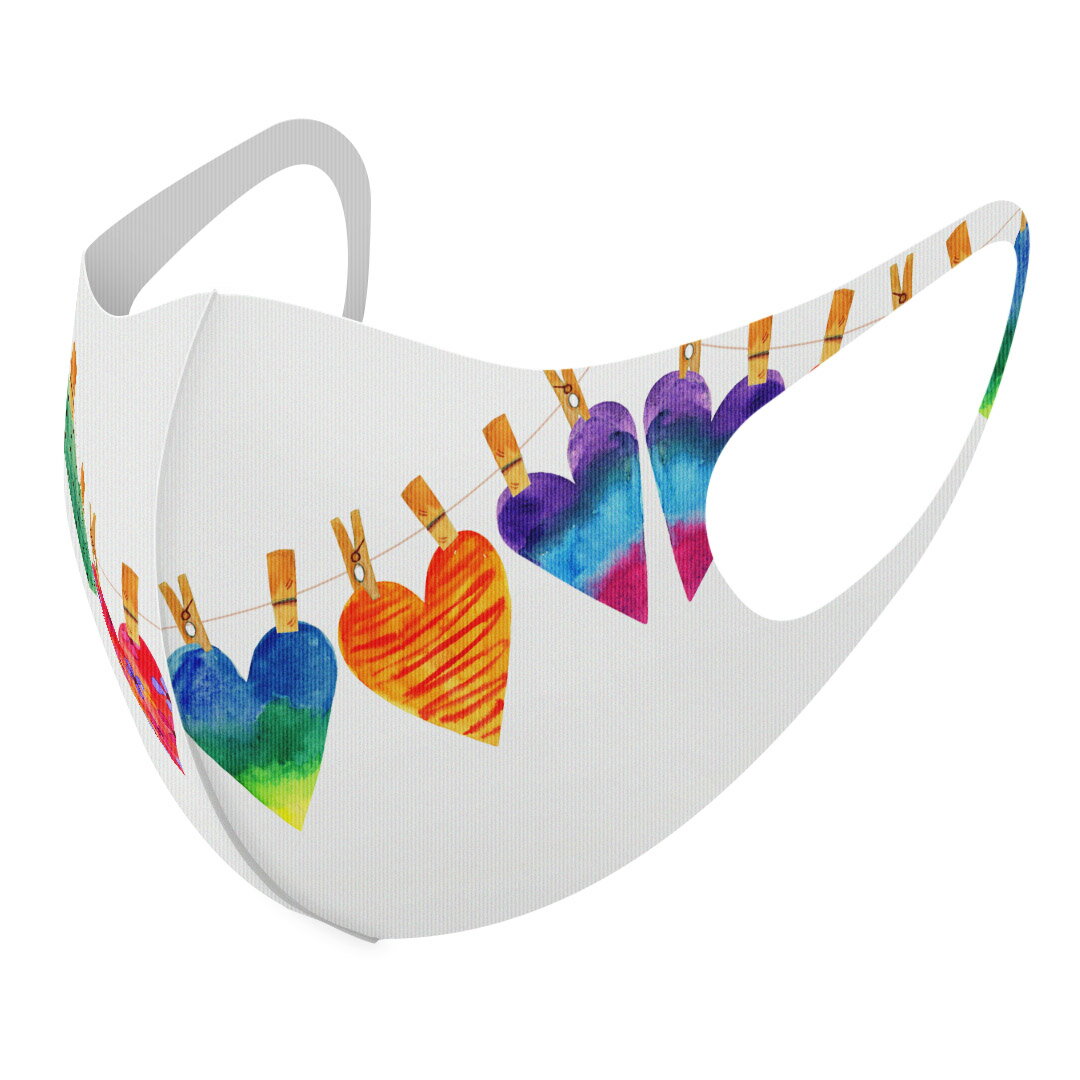 2枚セット デザインマスク 洗えるマスク おしゃれ 人気 ファッション ポリエステル 布マスク 洗って 繰..