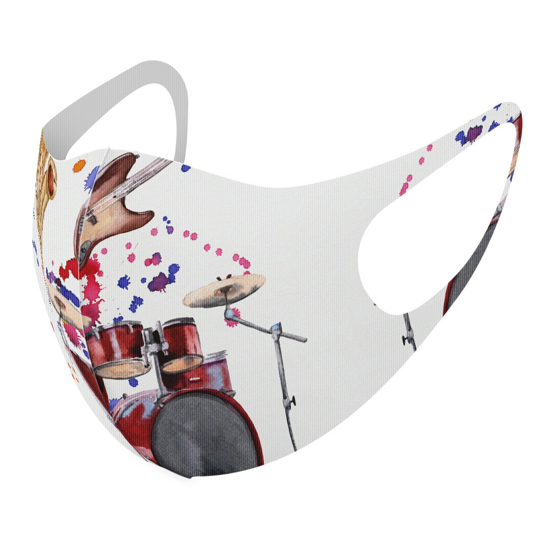 2枚セット デザインマスク 洗えるマスク おしゃれ 人気 ファッション ポリエステル 布マスク 洗って 繰..